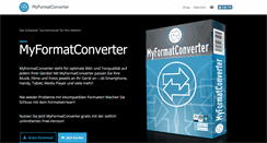 Desktop Screenshot of myformatconverter.com