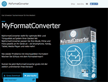 Tablet Screenshot of myformatconverter.com